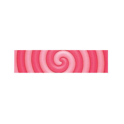 Pink Swirl Lollipop Print Bed Runner