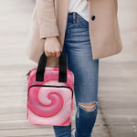 Pink Swirl Lollipop Print Bible Tote Bag