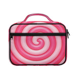 Pink Swirl Lollipop Print Briefcase Bible Bag