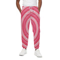 Pink Swirl Lollipop Print Cotton Sweatpants
