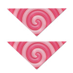 Pink Swirl Lollipop Print Dog Bandana