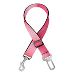 Pink Swirl Lollipop Print Dog Seat Belt