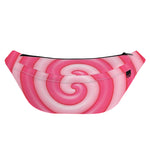 Pink Swirl Lollipop Print Fanny Pack