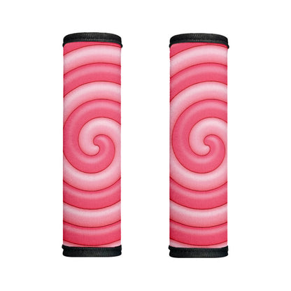 Pink Swirl Lollipop Print Handle Covers