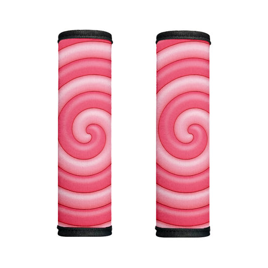 Pink Swirl Lollipop Print Handle Covers