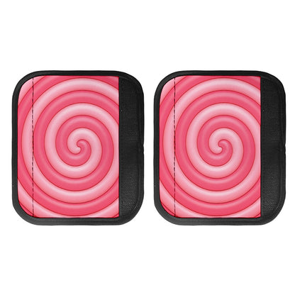 Pink Swirl Lollipop Print Handle Covers