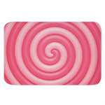 Pink Swirl Lollipop Print Indoor Door Mat