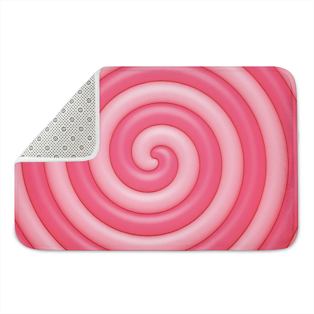 Pink Swirl Lollipop Print Indoor Door Mat