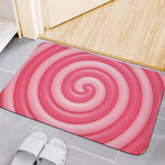 Pink Swirl Lollipop Print Indoor Door Mat