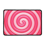 Pink Swirl Lollipop Print Kitchen Mat