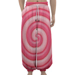 Pink Swirl Lollipop Print Lantern Pants