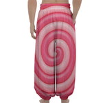 Pink Swirl Lollipop Print Lantern Pants