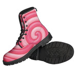 Pink Swirl Lollipop Print Backpack