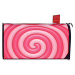 Pink Swirl Lollipop Print Mailbox Cover