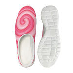 Pink Swirl Lollipop Print Mesh Casual Shoes