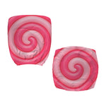 Pink Swirl Lollipop Print Office Chair Cover