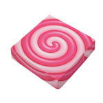 Pink Swirl Lollipop Print Outdoor Seat Cushion Cover