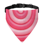 Pink Swirl Lollipop Print Over The Collar Dog Bandana