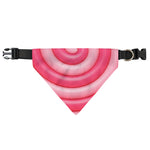 Pink Swirl Lollipop Print Over The Collar Dog Bandana