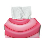 Pink Swirl Lollipop Print Rectangle Tissue Box Cover