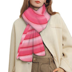 Pink Swirl Lollipop Print Scarf