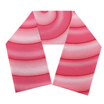 Pink Swirl Lollipop Print Scarf