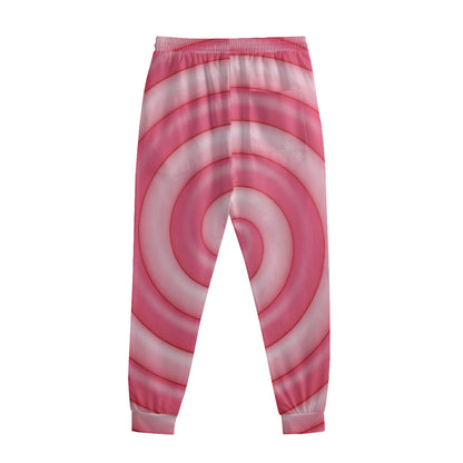 Pink Swirl Lollipop Print Sweatpants