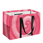 Pink Swirl Lollipop Print Utility Tote Bag