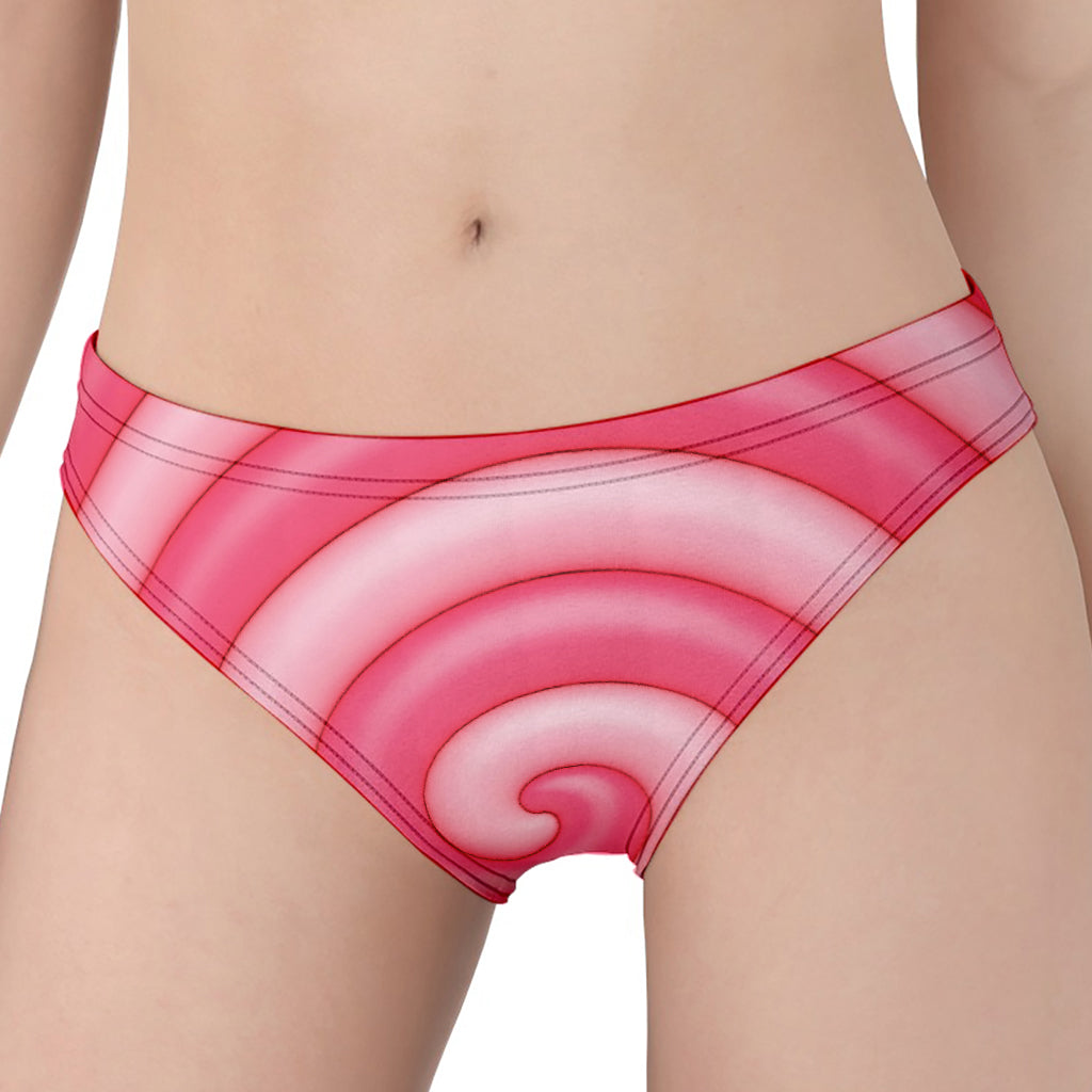 Pink Swirl Lollipop Print Women's Panties