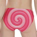 Pink Swirl Lollipop Print Women's Panties