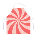 Pink Swirl Print Adjustable Apron