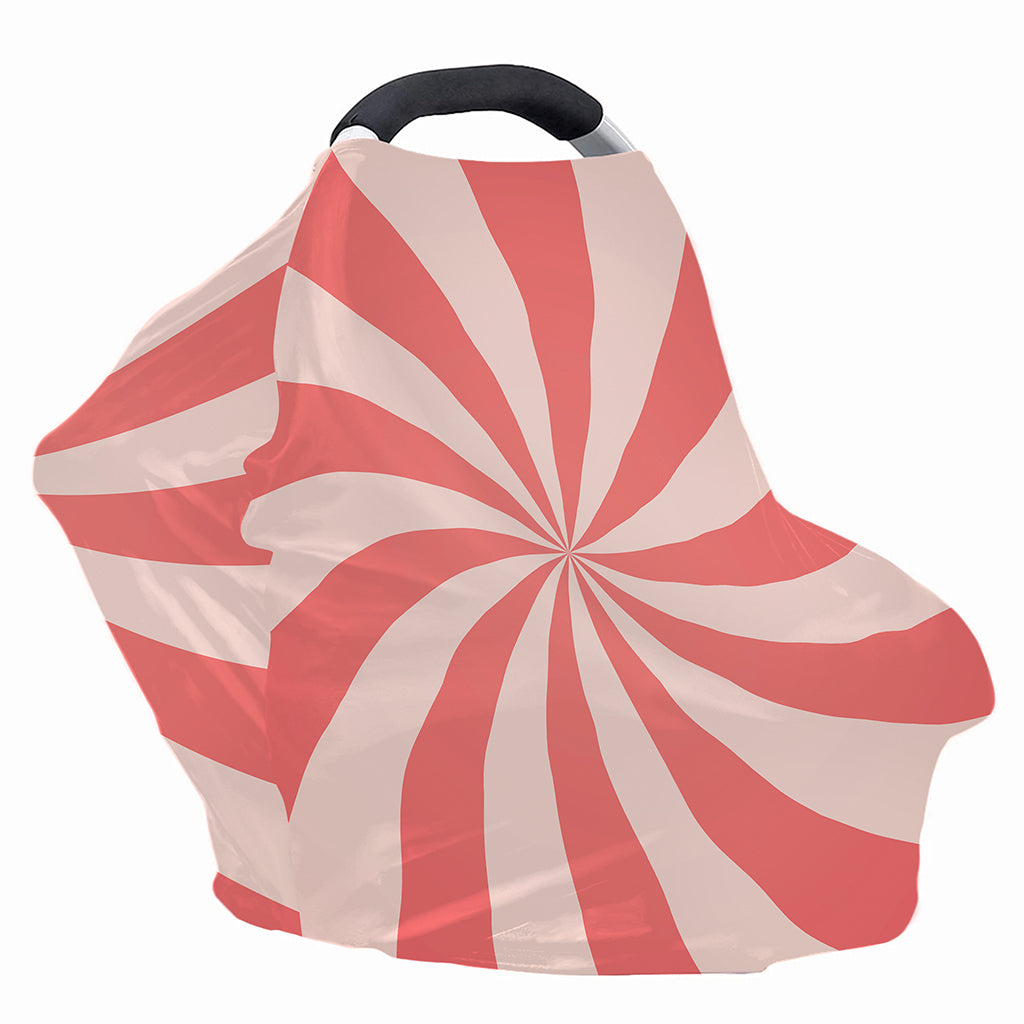 Pink Swirl Print Baby Seat Cover