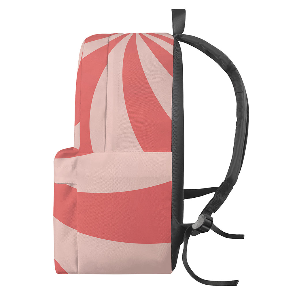 Pink Swirl Print Backpack