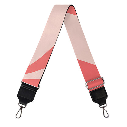 Pink Swirl Print Bag Strap