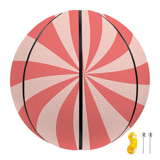 Pink Swirl Print Basketball