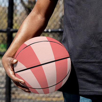 Pink Swirl Print Basketball