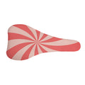 Pink Swirl Print Bicycle Seat Cover