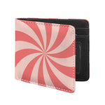 Pink Swirl Print Bifold Wallet