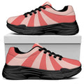 Pink Swirl Print Black Chunky Shoes