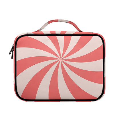Pink Swirl Print Briefcase Bible Bag