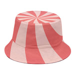 Pink Swirl Print Bucket Hat