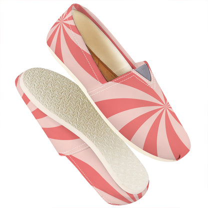 Pink Swirl Print Casual Shoes