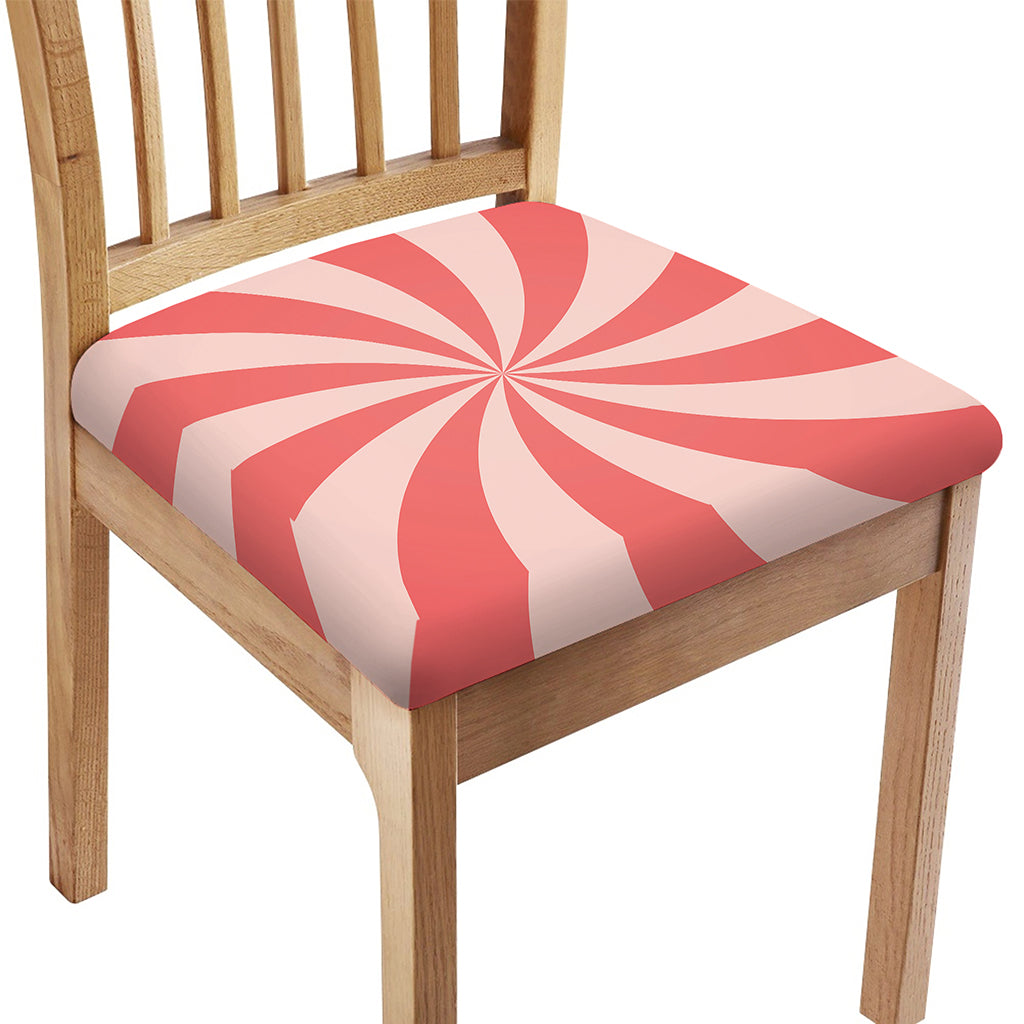 Pink Swirl Print Chair Cushion Cover
