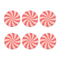 Pink Swirl Print Coaster Set