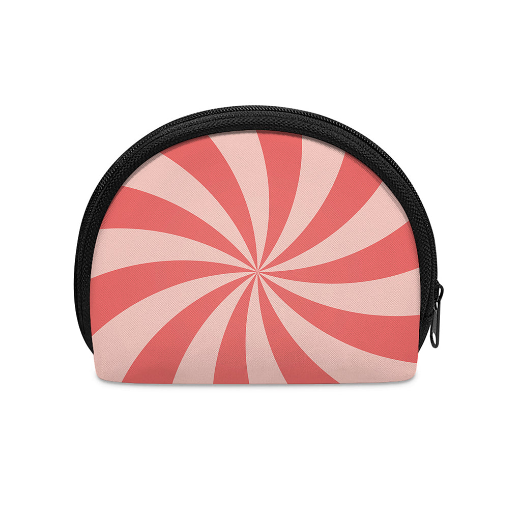 Pink Swirl Print Coin Purse