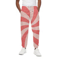 Pink Swirl Print Cotton Sweatpants