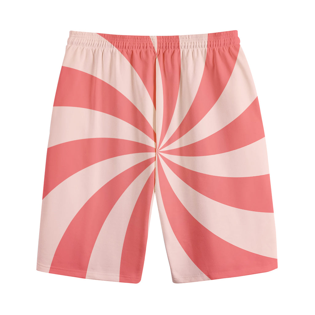Pink Swirl Print Cotton Shorts