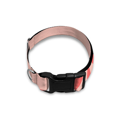 Pink Swirl Print Dog Collar