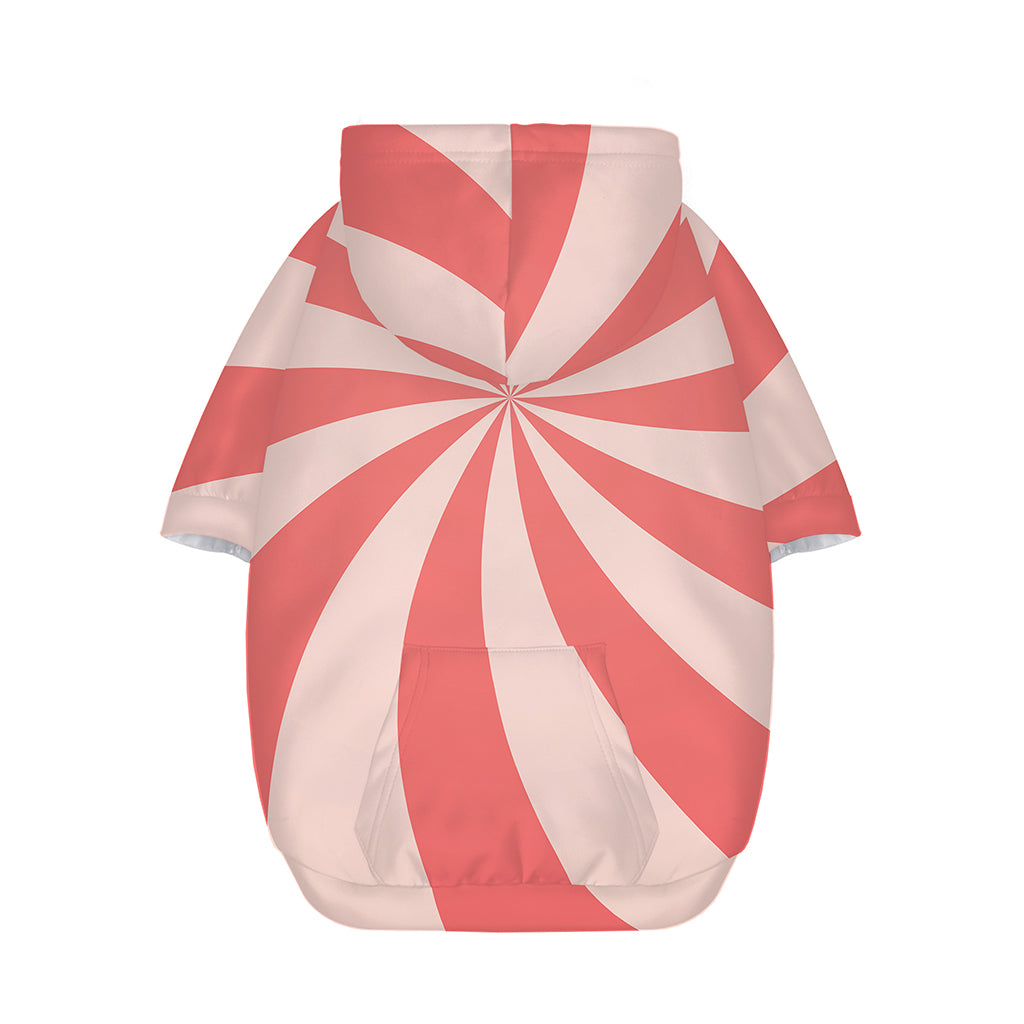 Pink Swirl Print Dog Zip Up Hoodie