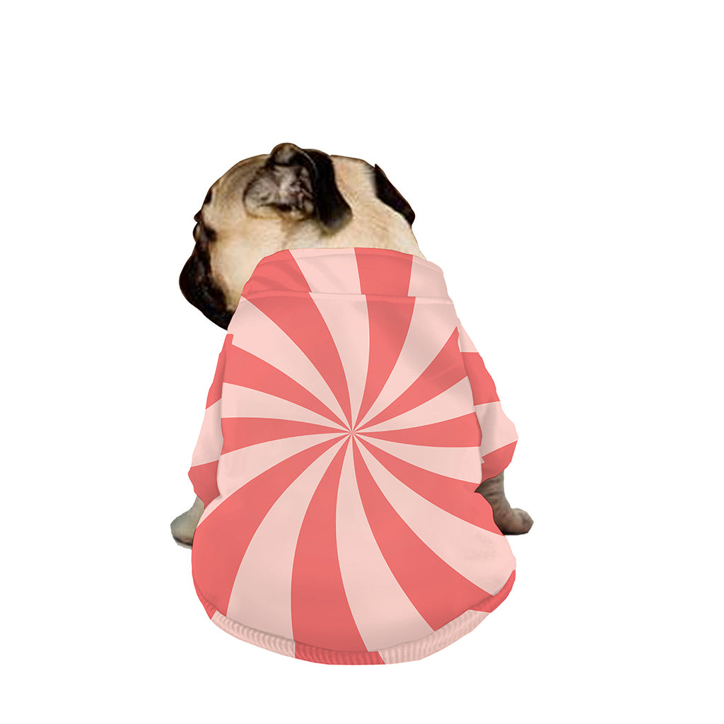 Pink Swirl Print Dog Zip Up Jacket